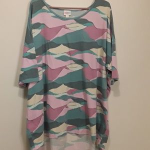 Lularoe Irma 3XL Shirt LLR Cute
